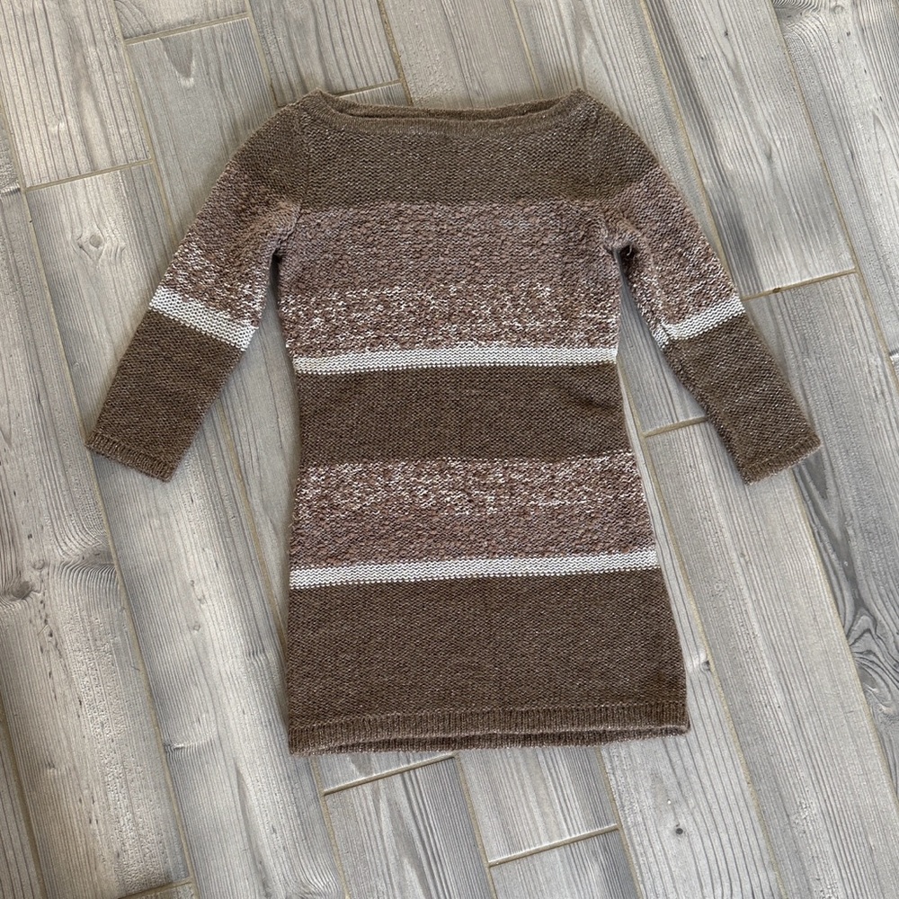 Brown Knit Dress
